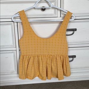 yellow tank from forever 21 NEVER WORN!!!